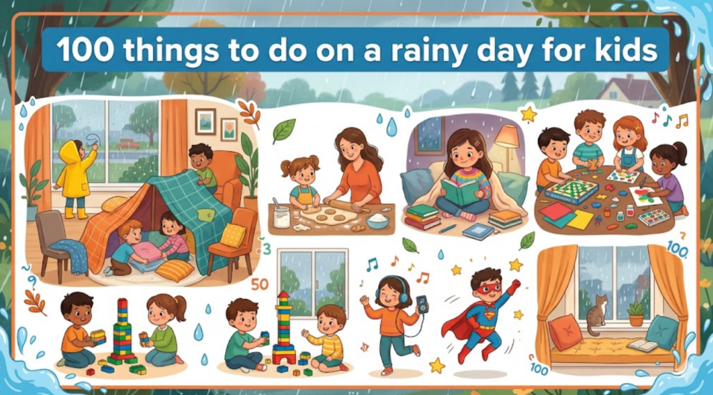 100 things to do on a rainy day for kids