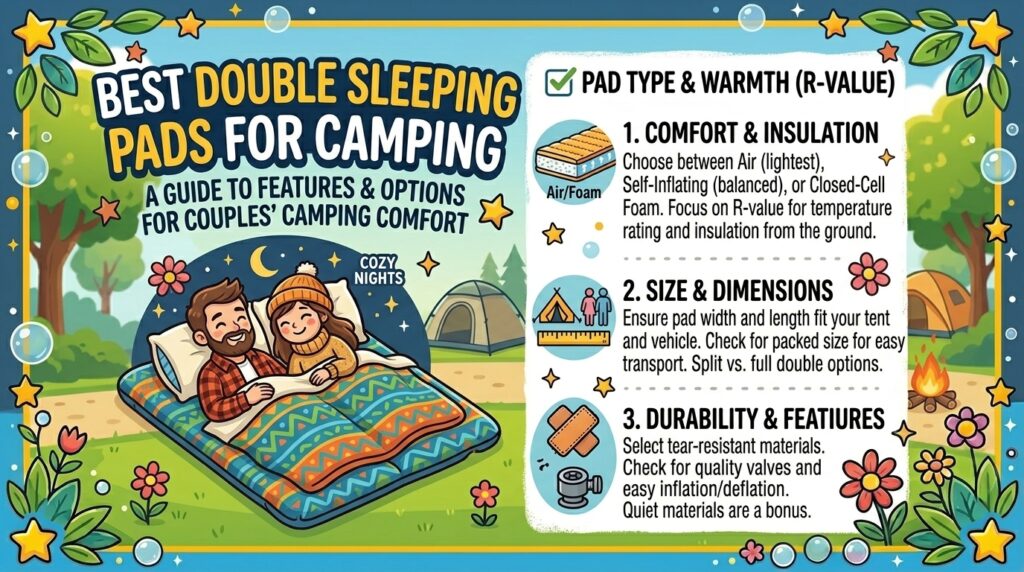Best Double Sleeping Pads for Camping