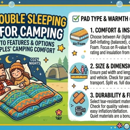 Best Double Sleeping Pads for Camping