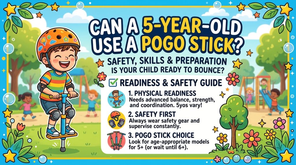 Can a 5 year old use a pogo stick