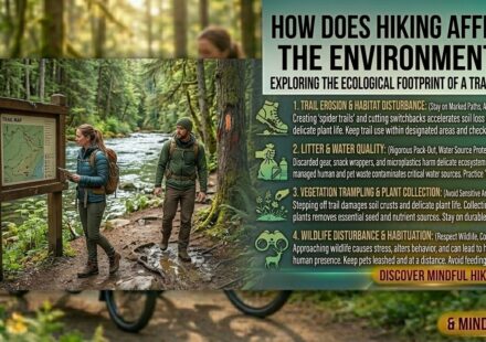 How does hiking affect the environment