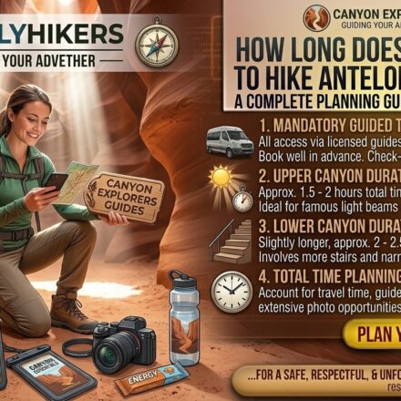 How long does it take to hike antelope canyon
