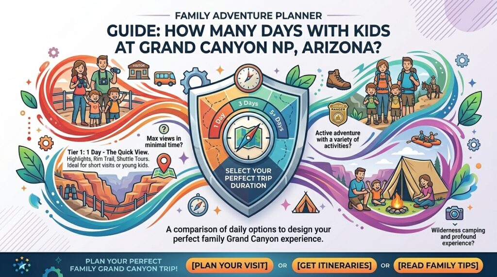 How many days should you spend with kids at Grand Canyon National Park