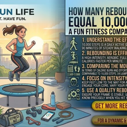 How many rebounder jumps equal 10000 steps