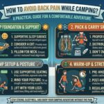 How to avoid back pain while camping