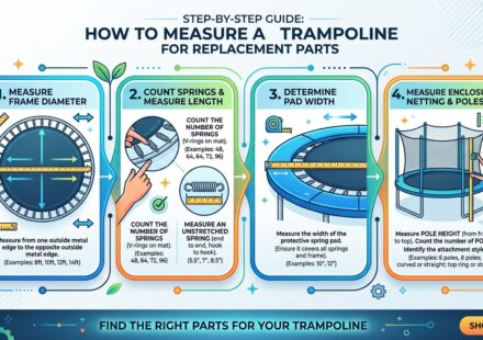 How to measure a trampoline for replacement parts