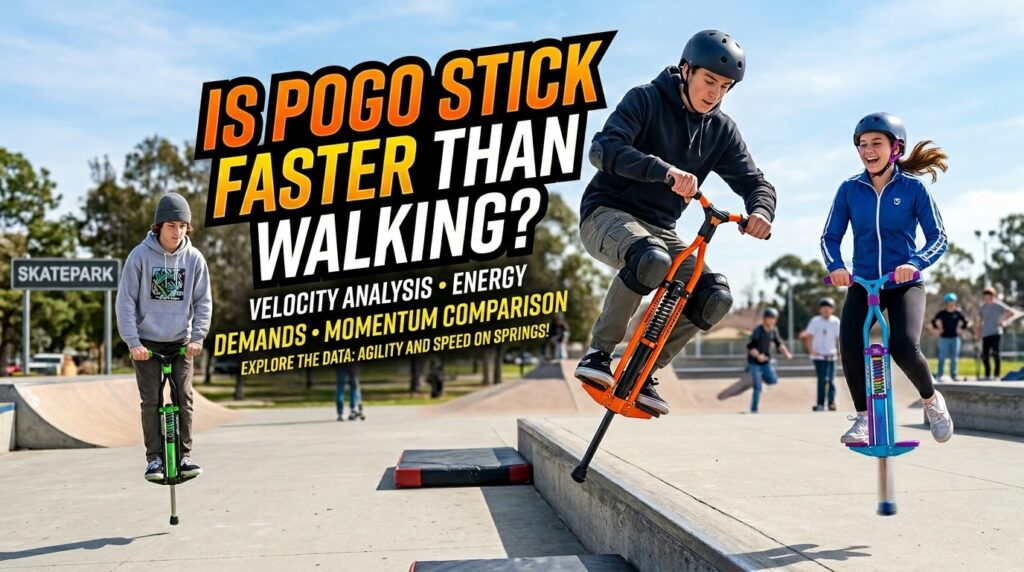 Is pogo stick faster than walking