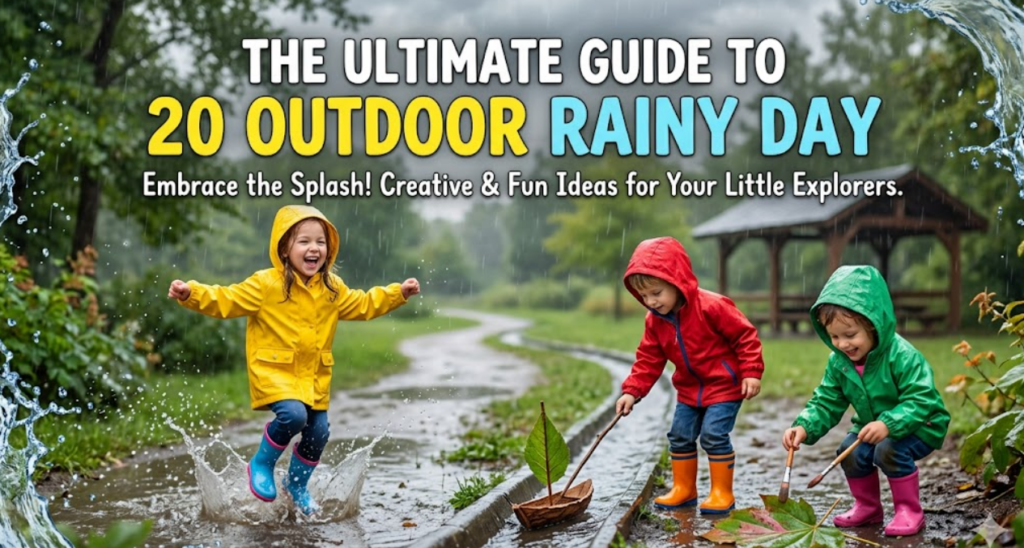 The Ultimate Guide to 20 Outdoor Rainy Day Activities for Kids