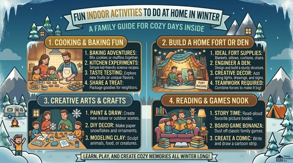 What are some fun indoor activities you can do in winter at home