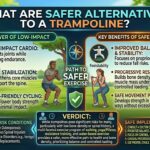 What is a safer alternative to a trampoline