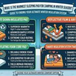 What is the warmest sleeping pad for camping in winter season