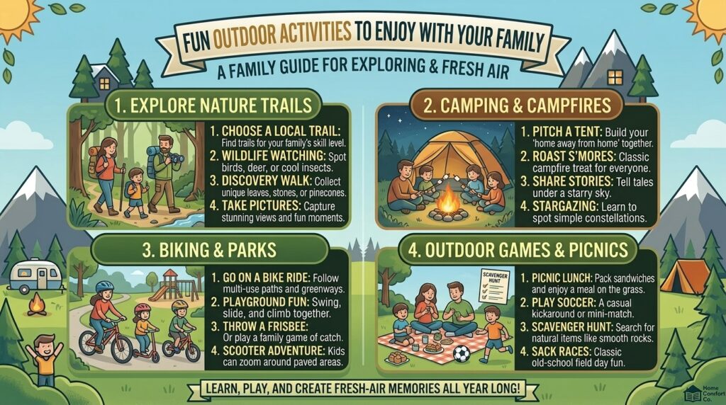 What kinds of outdoor activities do you enjoy with your family