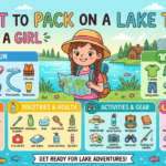 What to pack on a lake trip for kids girl