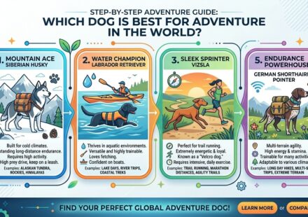 Which dog is best for adventure in the world