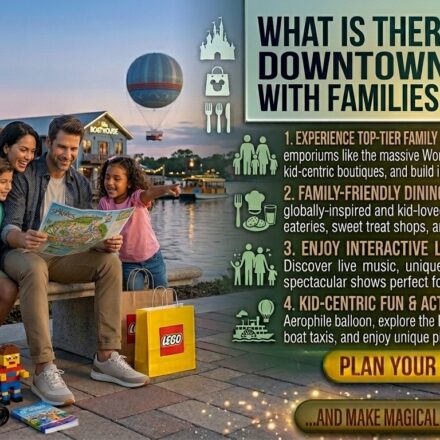 What is there to do in downtown Disney with families and kids