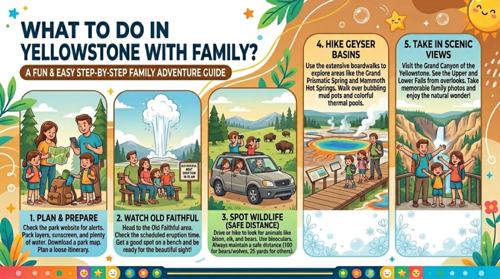 What to do in Yellowstone with family