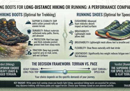 Are hiking boots good enough while walking or running for long distance