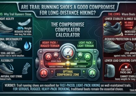 Are trail running shoes a good compromise for long-distance hiking
