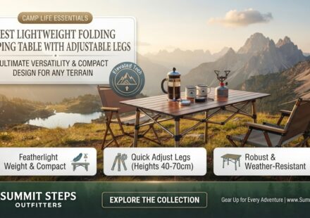 Best Lightweight Folding Camping Table with Adjustable Legs