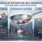 Can I use a regular kitchen pan on a backpacking stove
