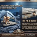 Can a dog’s claws puncture an insulated double backpacking pad