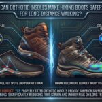 Can orthotic insoles make hiking boots safer for walking long distances