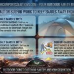 Does salt or sulfur work to keep snakes away from tent