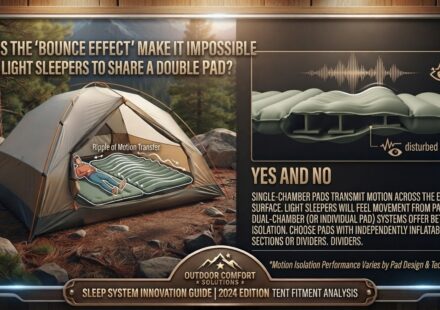 Does the bounce effect make it impossible for light sleepers to share a double pad