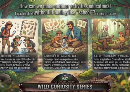 How can we make outdoor activities educational without it feeling like school