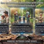 How do I balance nature time with a busy work and school schedule