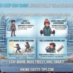 How do I keep kids warm without bulky gear during hiking