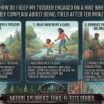 How do I keep my toddler engaged on a hike when they complain about being tired after ten minutes