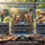 How do outdoor activities actually help with the 7 Essential Life Skills