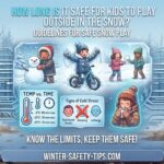 How long is it safe for kids to play outside in the snow