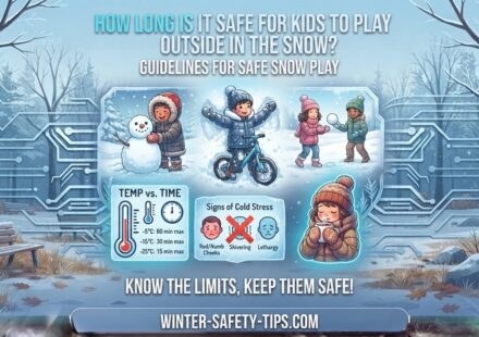 How long is it safe for kids to play outside in the snow