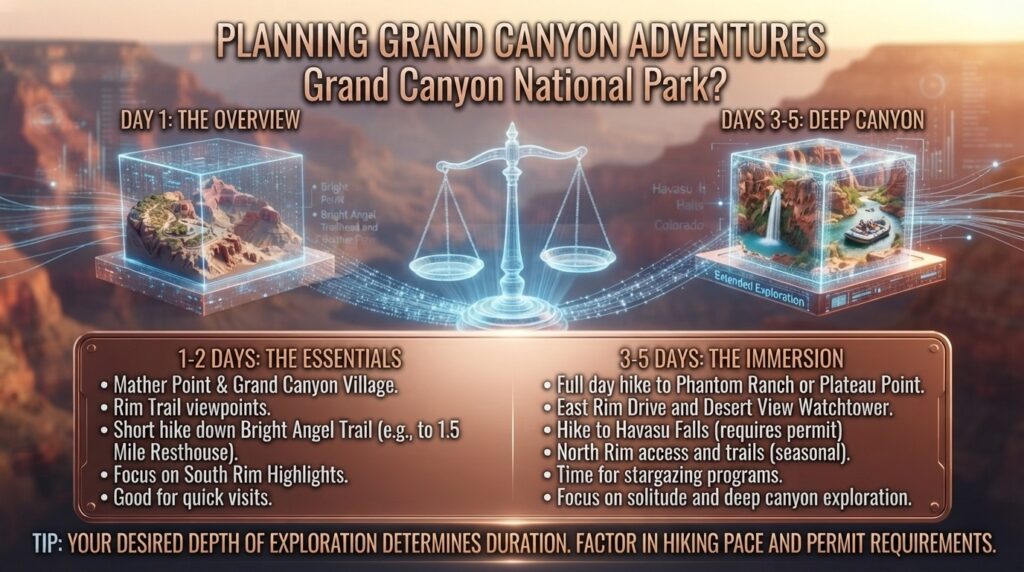 How many days do you need at Grand Canyon National Park