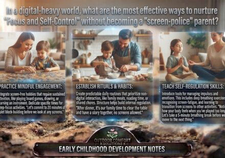 In a digital-heavy world, what are the most effective ways to nurture Focus and Self-Control without becoming a screen-police parent