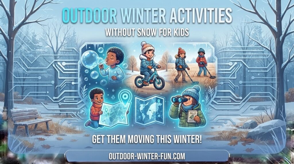 Outdoor winter activities without snow for kids