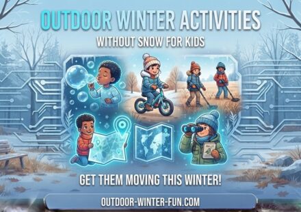 Outdoor winter activities without snow for kids