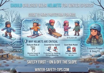Should children wear helmets for winter sports