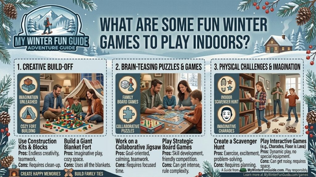 What are some fun winter games to play indoors