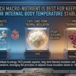 Which macro-nutrient is best for keeping your internal body temperature stable