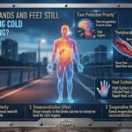 Why do my hands and feet still feel freezing cold when I am actively jogging