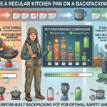 Can I use a regular kitchen pan on a backpacking stove