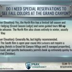 Do I need special reservations to see fall colors at the Grand Canyon