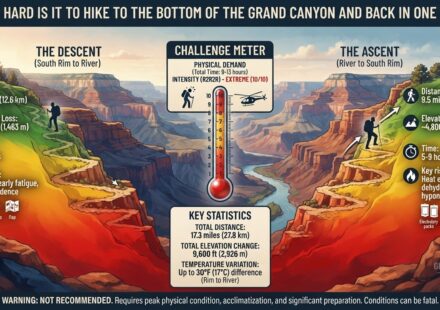 How Hard Is It to Hike to the Bottom of the Grand Canyon and Back in One Day