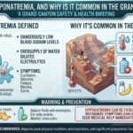 What is hyponatremia, and why is it common in the Grand Canyon
